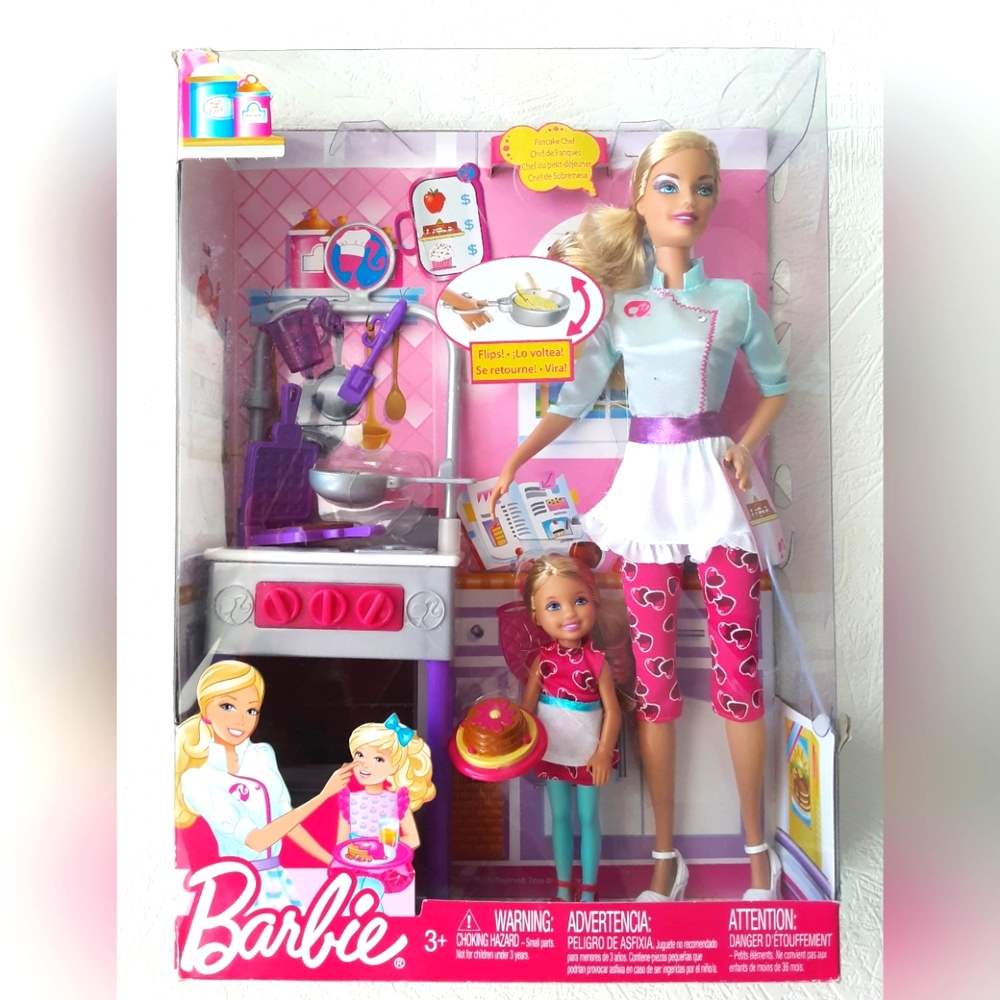 I Can Be A Pancake Chef Barbie -NIB